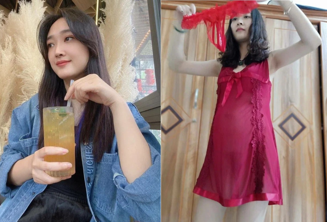 Poster of Vợ dâm mặc lọt khe để kích thích bím